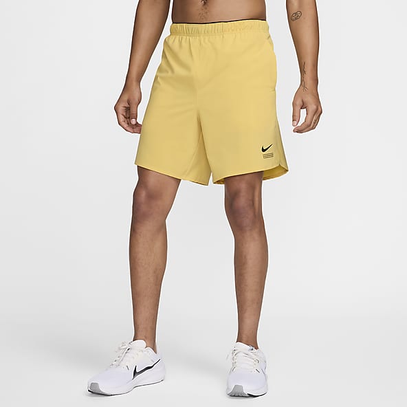 Mens yellow nike shorts cheap